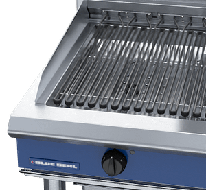 Blue Seal 900mm Electric Contact Chargrill with Stand – E596D-LS, 13.4kW Dual-Zone - KW Commercial Kitchen