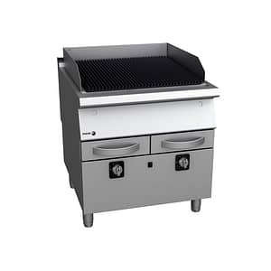 Ex-Showroom Fagor 700 Series Gas Charcoal 2 Grid Grill BG7-10 - Used commercial char grill