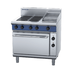 Blue Seal E56C Electric Oven Range – 4 Burner + 300mm Griddle + GN2/1 Oven - KW Commercial Kitchen