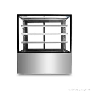 Bonvue SF840V Cake Display Cabinet – 740L, 1200mm Wide, Curved ITO Glass, LED Lighting
