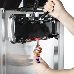 Polar UA034-A Soft Serve Ice Cream Machine – Dual Flavour, 25L/hr, Stainless Steel