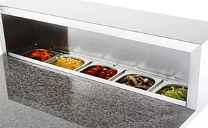 Atosa ESL3801 900mm 2-Door Saladette Fridge