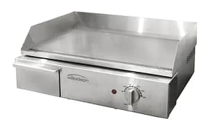 Woodson W.GDA50.15 Countertop Griddle with 8mm Plate – Ideal for Cafés & Restaurants