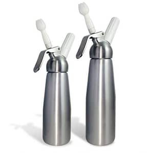 Best Whip CGB0001 Barista Plus 500ml Cream Gun with Stainless Steel Head and Floret Nozzles