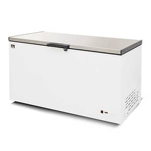 AG BD550S Chest Freezer Stainles Steel Top 450L