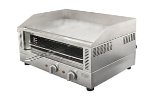 Woodson W.GDT65.20 Griddle Toaster with 8mm Plate & 6-Slice Rack – Ideal for Cafés & Restaurants