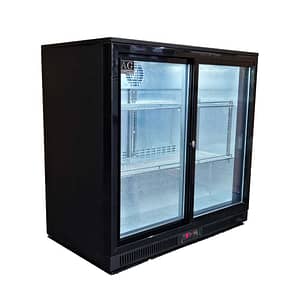 AG 2 Sliding Door Bar Fridge 2BBR-S – 220L Capacity