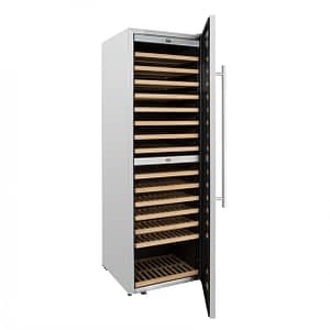 olar GM629-A G-Series Dual Zone Wine Fridge | 180 Bottle | Stainless Steel - KW Commercial Kitchen