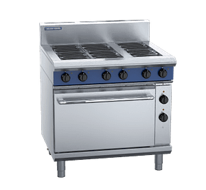 Blue Seal E56D Electric Oven Range – 6 Burner Cooktop + GN2/1 Convection Oven - KW Commercial Kitchen