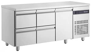 Inomak UBD4000 Under Bar Drawer Fridge with 1 Door and 4 Drawers, 1790mm Stainless Steel