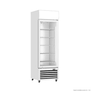 Thermaster LG-370P Single Glass Door Fridge – 370L, LED Light Box, Colourbond