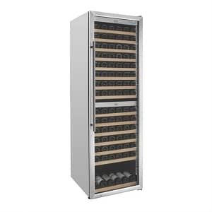 olar GM629-A G-Series Dual Zone Wine Fridge | 180 Bottle | Stainless Steel - KW Commercial Kitchen