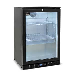 AG 1 Hinged Door Bar Fridge Black | 1BBR-H