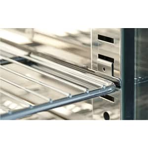 Woodson W.PIP200SFB Pie Display – 200 Capacity, Glass Sliding Doors - KW Commercial Kitchen