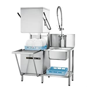 Hobart ECOMAX 604 Hood Type Dishwasher | 840 Plates/Hr | 2.3L Rinse | 15A - KW Commercial Kitchen