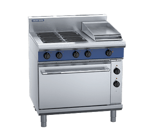 Blue Seal E56C Electric Oven Range – 4 Burner + 300mm Griddle + GN2/1 Oven - KW Commercial Kitchen