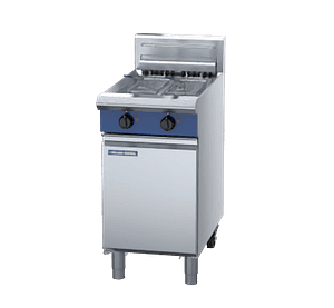 Blue Seal E44 – 450mm Twin Pan Electric Fryer with Mechanical Controls