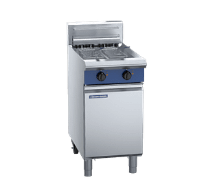 Blue Seal E44 – 450mm Twin Pan Electric Fryer with Mechanical Controls