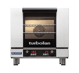 Turbofan E23D3 Half-Size Digital Convection Oven with 3 Half-Size Trays – Ideal for Cafés & Compact Kitchens