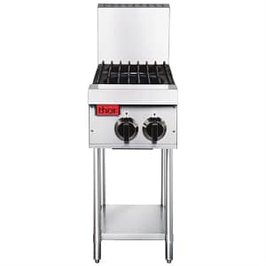Thor GE756-N 12" Gas Hob | 2 Open Burners | Natural Gas | Flame Failure - KW Commercial Kitchen