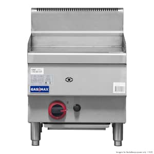 GASMAX JUS-TRG40E Benchtop Single Burner Griddle, 400mm, Natural Gas, Stainless Steel