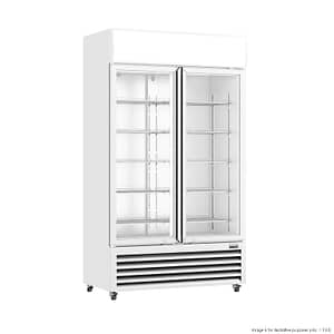 Thermaster LG-730P Two Glass Door Upright Drink Fridge with LED Lighting, 730L
