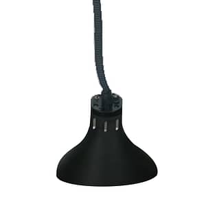 Benchstar Pull Down Heat Lamp HYWCL14 – 290mm Black with Infrared Bulb