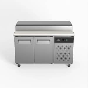 AG SH2000-700 Saladette Fridge – 2 Door with Tray Bench