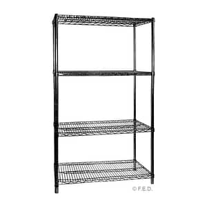 Four Tier Shelving - 610 mm deep x 1880 high x 610 -1830mm Wide (B24/24-1)