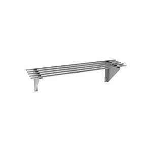 FED Stainless Steel Pipe Wallshelf - WSP1 (600-1800mm Width)
