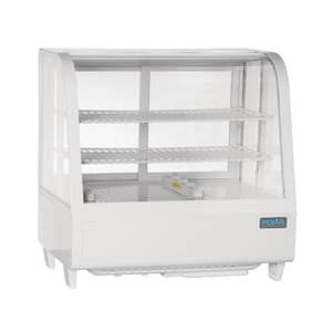 Polar C-Series Countertop Food Display Fridge 100L White with Glass Sides
