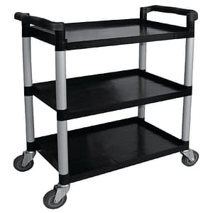 Vogue Mobile Trolley Polypropylene Large Black 200kg