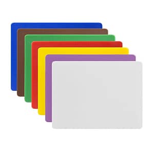 Hygiplas Low Density Set of 7 Chopping Board Set - 305x229x12mm