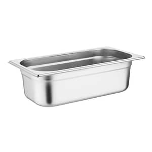 Vogue Heavy Duty Stainless Steel Gastronorm Tray 1/3 100mm - CU514