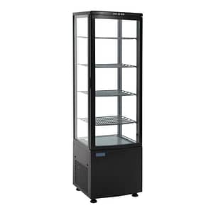 Polar C-Series Curved Door Display Fridge Black 235Ltr (DP289-A)