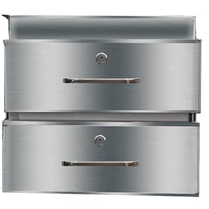 FED Stainless Steel Double Drawer DR-02/A – 480mm x 503mm for Commercial Kitchens