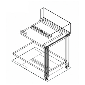 Fagor E-90D Stainless Steel Corner Bench for Commercial Kitchens