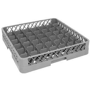 Vogue Glass Dishwasher Rack Grey - 100x500x500mm (49 Compartments)