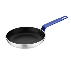 Hygiplas Frypan Aluminium Non-stick Teflon Platinum Plus Blue Handle - 200x35mm (FX134)