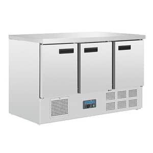 Polar G-Series 3 Door Counter Fridge 368Ltr (G622-A)