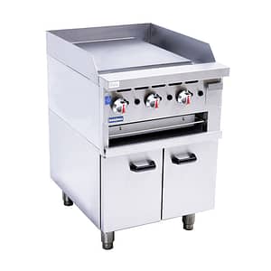 Gasmax Gas Griddle and Gas Toaster with Cabinet GGS-24 - KW Commercial Kitchen