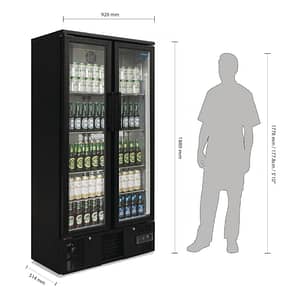Polar G-Series Upright Back Bar Cooler 490Ltr GJ449-A - KW Commercial Kitchen