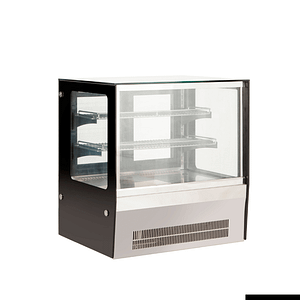 Bonvue Counter top square glass cold food display 660x530x730 - GN-660RT - KW Commercial Kitchen