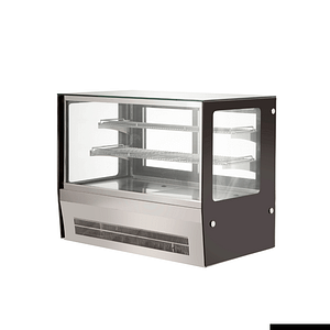 Counter top square glass cold food display - GN-900RT - KW Commercial Kitchen
