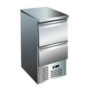 Thermaster 2 Drawers S/S Compact Workbench Fridge - GNS400-2D