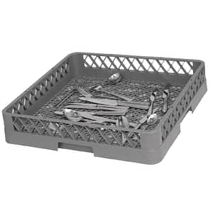 Vogue Dishwasher Cutlery/Flatware Basket/Rack - 500x500mm