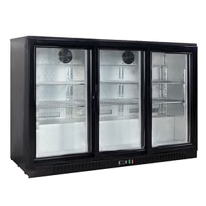 Thermaster LG-330SC Under Bench Three Sliding Door Bar Cooler Front View