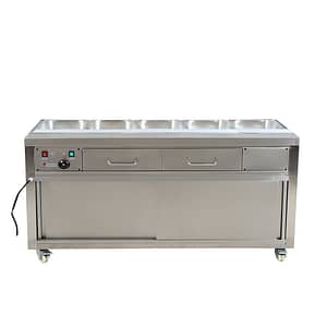 Heated Bain Marie Food Display without Glass Top - PG180FE-B