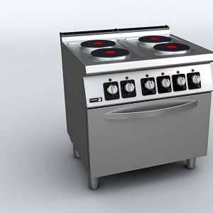 Fagor Kore 700 Series Electric 4 Burners with oven  C-E741