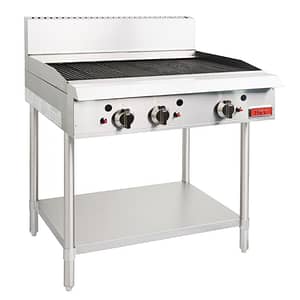 Thor Gas Char Broiler 36" -Radiant manual controls w/flame fail NG TR-CBR236F NG
